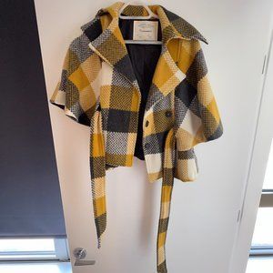 Cartonnier Poncho-Cape - Lined for Fall Weather!